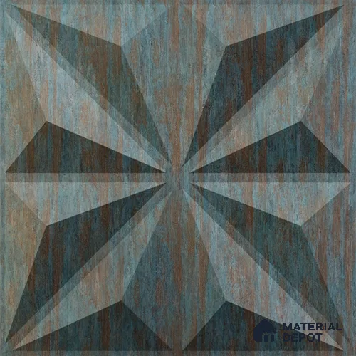 Black Crystal PVC Matte Finish 3D Wall Panel | 20 in x 20 in | Rustic Wood - 15 mm | Suitable for Dining, Feature Wall & TV Unit | Width is Subjected to 5% Variation