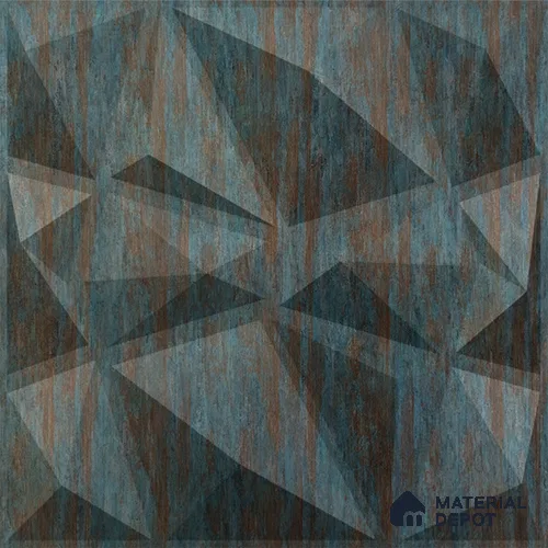 Black Stone PVC Matte Finish 3D Wall Panel | 20 in x 20 in | Rustic Wood - 15 mm | Suitable for Dining, Feature Wall & TV Unit | Width is Subjected to 5% Variation