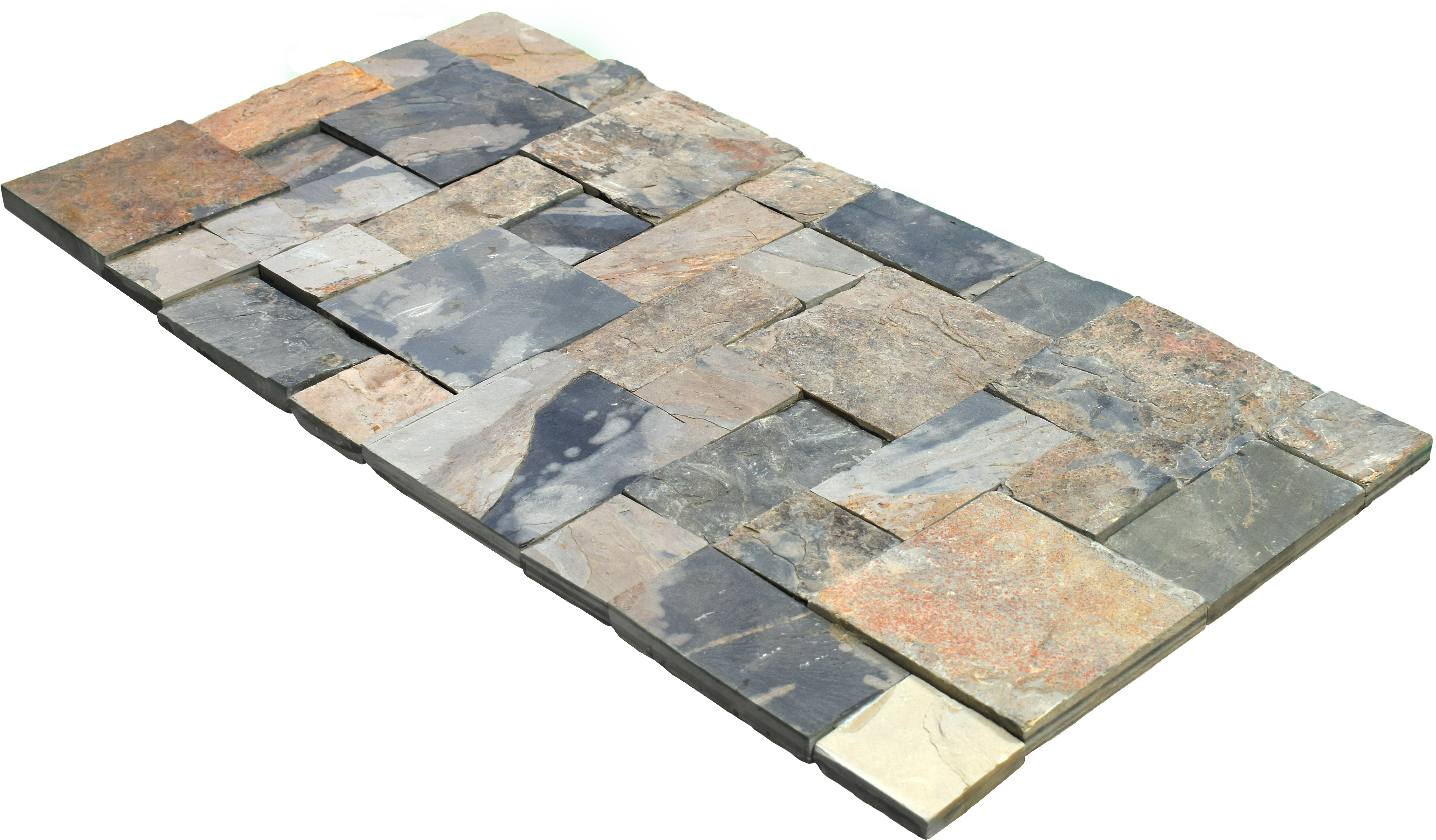 WL 00118 Rustico 300 x 300 mm Natural Stone Wall Cladding |  Stone is a Natural Product, Please Expect Variation in Shades