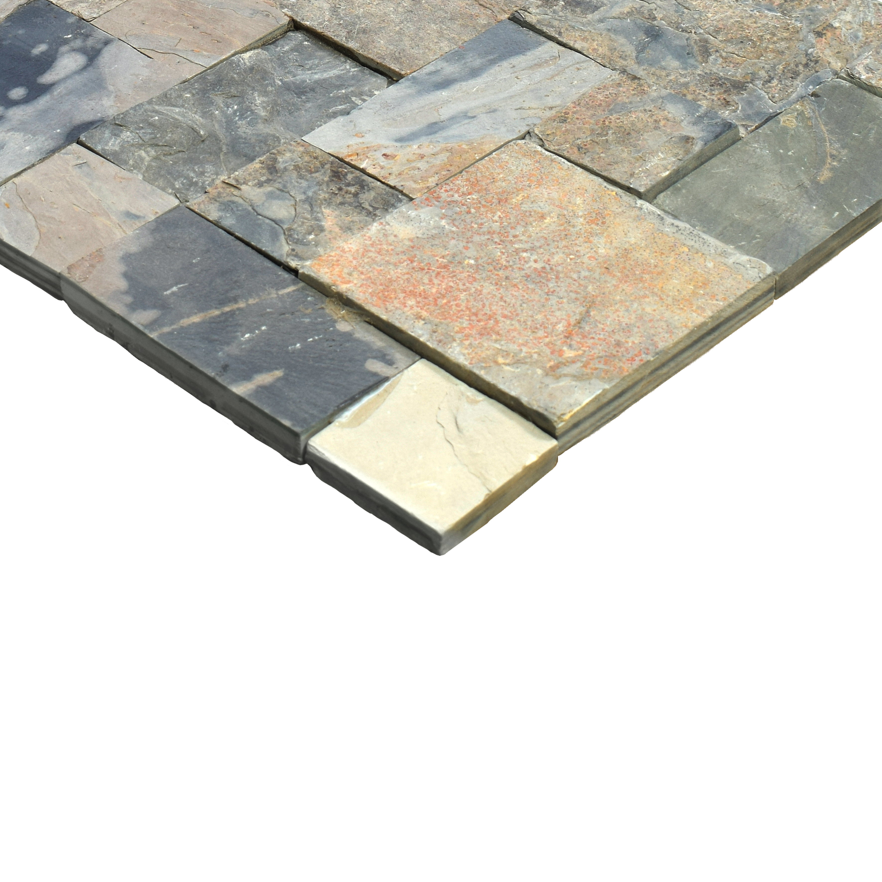 WL 00118 Rustico 300 x 300 mm Natural Stone Wall Cladding |  Stone is a Natural Product, Please Expect Variation in Shades