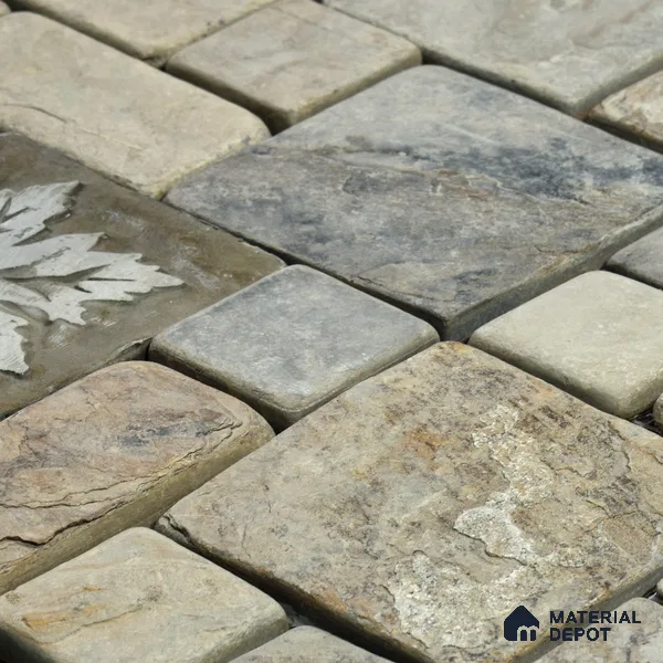 WL 00067 Rusty Maple 300 x 300 mm Natural Stone Wall Cladding |  Stone is a Natural Product, Please Expect Variation in Shades