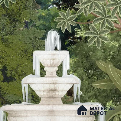 Saanjh, Foliage Theme Wallpaper for Walls Sukoon Series Canvas Patterned Design (Customised Size Wallpaper)