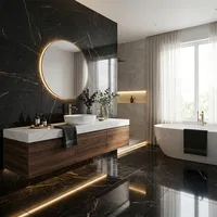 Sahara Noir Marble Tiles