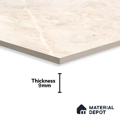 Marble Floor & Wall Tile TL 02174 Sand Beige 1200x600 Glossy Finish Vitrified Tile - 9 mm