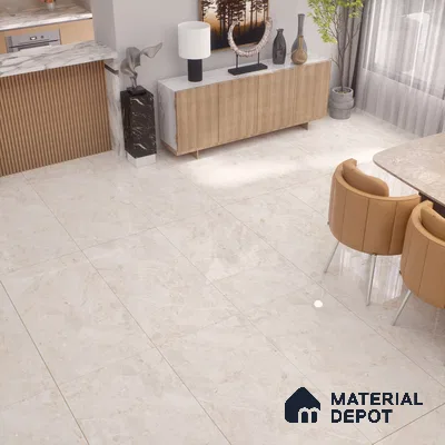 Marble Floor & Wall Tile TL 02174 Sand Beige 1200x600 Glossy Finish Vitrified Tile - 9 mm