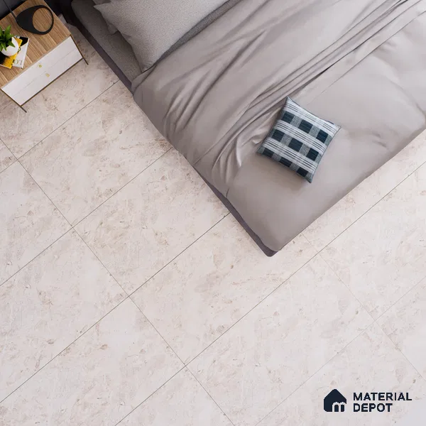 Marble Floor & Wall Tile TL 02174 Sand Beige 1200x600 Glossy Finish Vitrified Tile - 9 mm