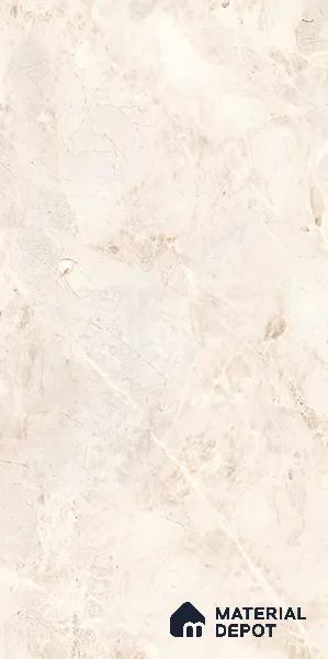 Marble Floor & Wall Tile TL 02174 Sand Beige 1200x600 Glossy Finish Vitrified Tile - 9 mm