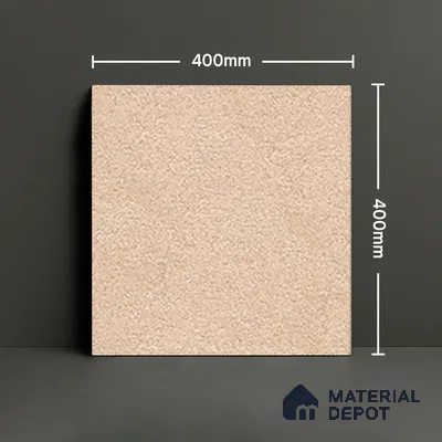 Parking Floor Tile TL 07556 Sandalwood Mist | 16 x 16 inch | Anti Skid Matte Finish Heavy Duty Vitrified Tile - 12 mm | Suitable For Bathroom, Terrace, Balcony | Pattern Alignment May Vary | 2-3 mm Spacer is Mandatory