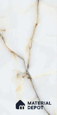 Marble Floor & Wall Tile TL 02217 Sapphire White 4 ft x 2 ft Glossy Finish Vitrified Tile - 9 mm (Random 5)