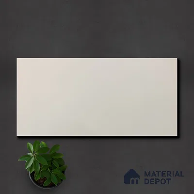Plain Look Wall Tile TL 04693 D Plain Solara Inkwell Black 2 ft x 1 ft Ceramic Matte Finish - 9 mm | Suitable For Kitchen, Bathroom Walls and Backsplashes (Sample)