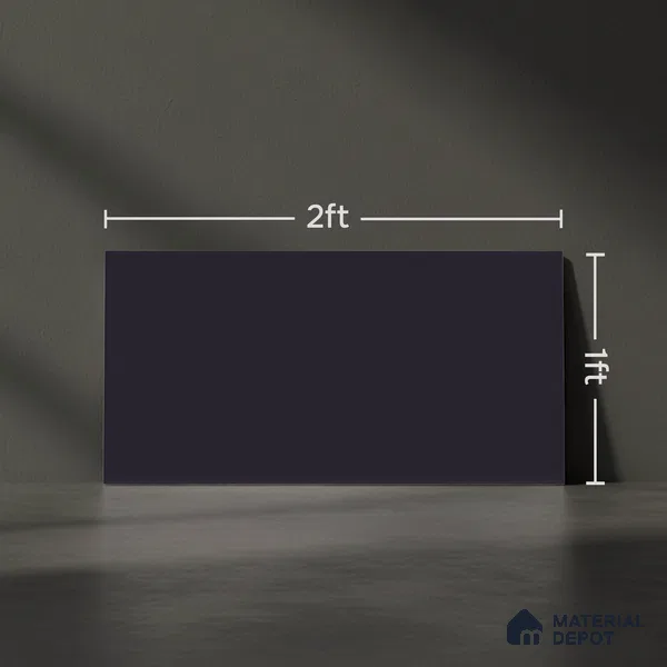 Plain Look Wall Tile TL 04693 Plain Solara Moonstone Dark 2 ft x 1 ft Ceramic Glossy Finish - 9 mm | Suitable For Kitchen, Bathroom Walls and Backsplashes (Sample)