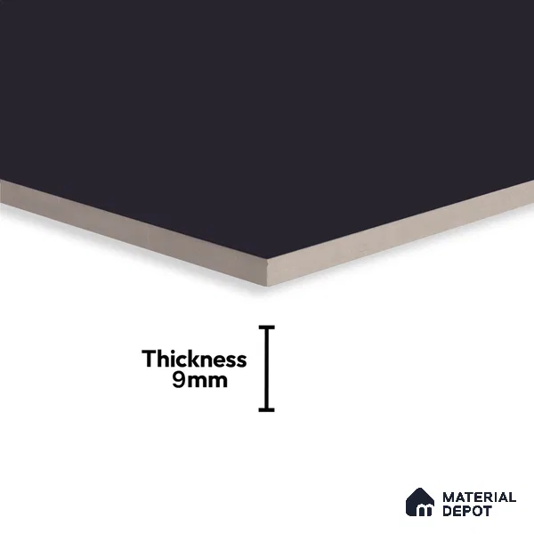 Plain Look Wall Tile TL 04693 Plain Solara Moonstone Dark 2 ft x 1 ft Ceramic Glossy Finish - 9 mm | Suitable For Kitchen, Bathroom Walls and Backsplashes (Sample)