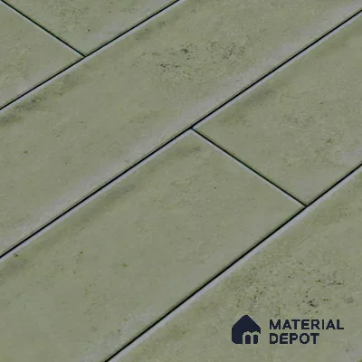 Faux Subway Wall Tile TL 04685 E Brick Solara Emerald Green 2 ft x 1 ft Ceramic Glossy Finish - 9 mm | Suitable For Kitchen, Bathroom Walls and Backsplashes | Please Expect a Slight Variation of Pattern
