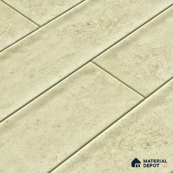 Faux Subway Wall Tile TL 04685 F Brick Solara Latte Beige 2 ft x 1 ft Ceramic Glossy Finish - 9 mm | Suitable For Kitchen, Bathroom Walls and Backsplashes | Please Expect a Slight Variation of Pattern