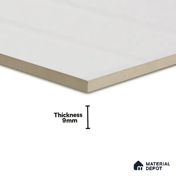 Faux Subway Wall Tile TL 04685 I Brick Solara Versilia White 2 ft x 1 ft Ceramic Glossy Finish - 9 mm | Suitable For Kitchen, Bathroom Walls and Backsplashes | Please Expect a Slight Variation of Pattern (Sample)