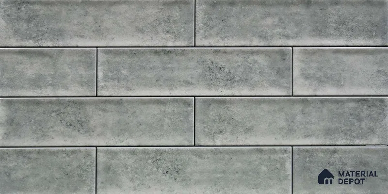 Faux Subway Wall Tile TL 04685 Q Brick Solara Opal Sheen 2 ft x 1 ft Ceramic Glossy Finish - 9 mm | Suitable For Kitchen, Bathroom Walls and Backsplashes | Please Expect a Slight Variation of Pattern (Sample)