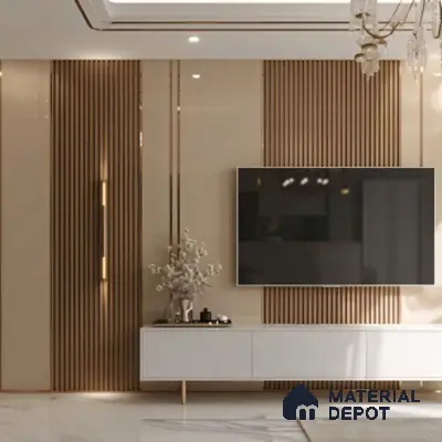 Self Adhesive Peel & Stick Strip Rose Gold Glossy Finish Edgeline PM 00291 M | 5 mtr x 25 x 0.3 mm | Adhesive Type Installation | Suitable for Floor & Walls