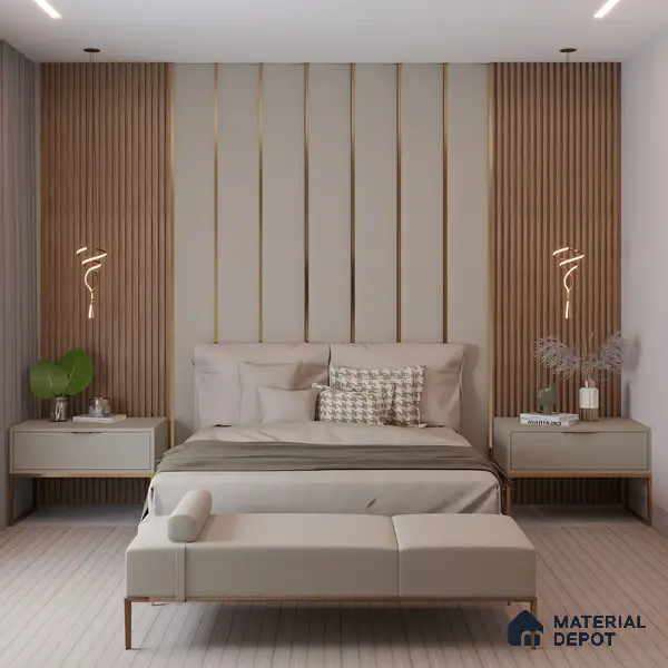 Self Adhesive Peel & Stick Strip Rose Gold Glossy Finish Edgeline PM 00291 N | 5 mtr x 40 x 0.3 mm | Adhesive Type Installation | Suitable for Floor & Walls