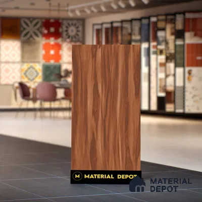 TL 07526 Sello Wood Brown 1200x600 mm Matte Finish Floor & Wall Tile - 9 mm