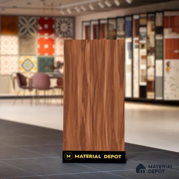 TL 07526 Sello Wood Brown 1200x600 mm Matte Finish Floor & Wall Tile - 9 mm