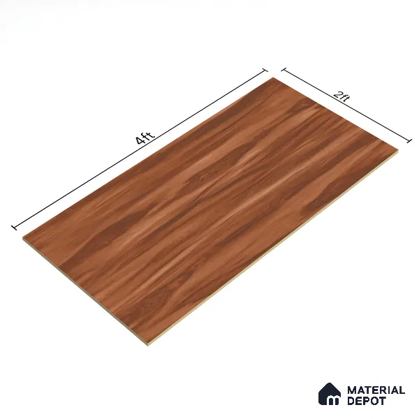 TL 07526 Sello Wood Brown 1200x600 mm Matte Finish Floor & Wall Tile - 9 mm