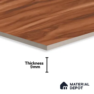 TL 07526 Sello Wood Brown 1200x600 mm Matte Finish Floor & Wall Tile - 9 mm