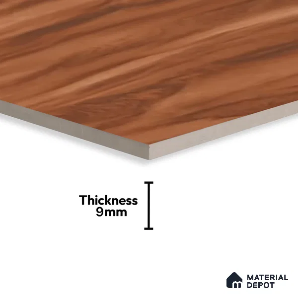 TL 07526 Sello Wood Brown 1200x600 mm Matte Finish Floor & Wall Tile - 9 mm