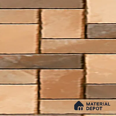 Parking Floor Tile TL 07561 Sepia Thread | 16 x 16 inch | Anti Skid Matte Finish Heavy Duty Vitrified Tile - 12 mm | Suitable For High Traffic Areas, Terrace, Balcony | Pattern Alignment May Vary | 2-3 mm Spacer is Mandatory