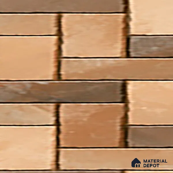 Parking Floor Tile TL 07561 Sepia Thread | 16 x 16 inch | Anti Skid Matte Finish Heavy Duty Vitrified Tile - 12 mm | Suitable For High Traffic Areas, Terrace, Balcony | Pattern Alignment May Vary | 2-3 mm Spacer is Mandatory