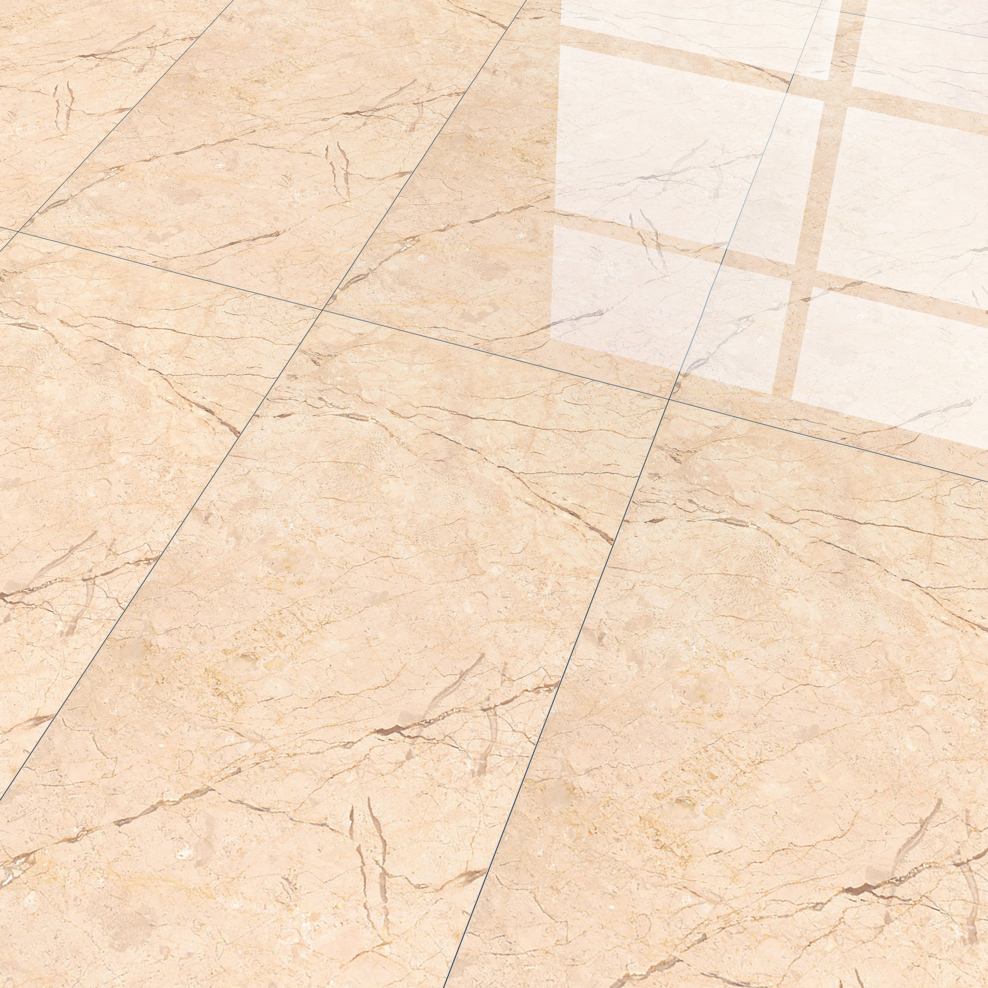 TL 01014 Sevellia Crema 1200x600 mm Glossy Finish Vitrified Wall & Floor Tile - 9 mm (Sample)