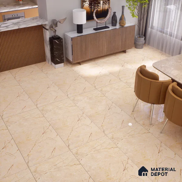 TL 01014 Sevellia Crema 1200x600 mm Glossy Finish Vitrified Wall & Floor Tile - 9 mm (Sample)