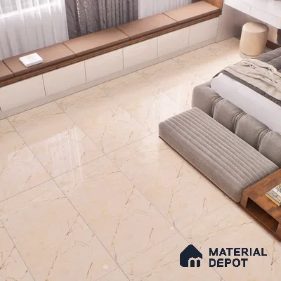 TL 01014 Sevellia Crema 1200x600 mm Glossy Finish Vitrified Wall & Floor Tile - 9 mm (Sample)