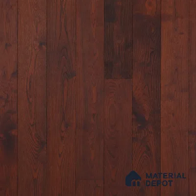 SF 00002 Catbrier Teak 2.9 ft x 4.8 inch (310-910x122 mm) Solid Wood Floor - 18 mm | Random Size