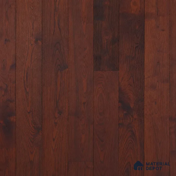 SF 00002 Catbrier Teak 2.9 ft x 4.8 inch (310-910x122 mm) Solid Wood Floor - 18 mm | Random Size