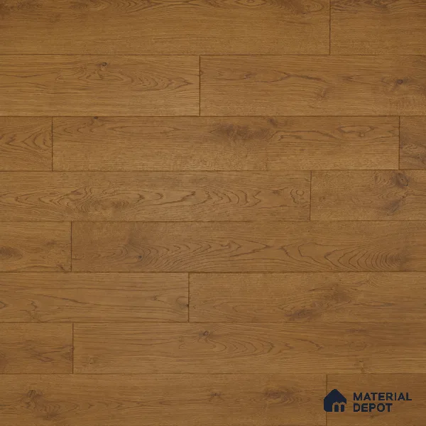 Solid Hardwood Floor SF 00003 C Real Wood Surface Oak Coffee 36 x 5 inch (910x120 mm) - 18 mm | UV Coating