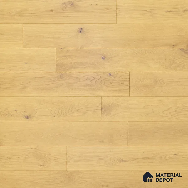 Solid Hardwood Floor SF 00003 D Real Wood Surface White Oak (Natural Oak) 36 x 5 inch (910x125 mm) - 18 mm | UV Coating