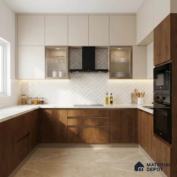 Wooden Look SF 516 Nero Rialto Perla 8 ft x 4 ft Suede Finish Laminate - 1 mm | Suitable for TV Unit, Wardrobe, Kitchen Cabinets