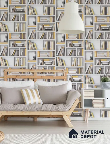 SF10-1 | 10 Meter x 21 Inches Patterned Look Wallpaper - 57.41 Sq. Ft. | Minimum 15% wastage during installation