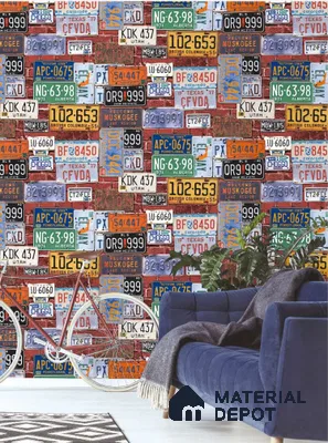 SF12-1 | 10 Meter x 21 Inches Patterned Look Wallpaper - 57.41 Sq. Ft. | Minimum 15% wastage during installation
