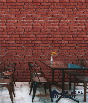 SF13-2 | 10 Meter x 21 Inches Brick Look Wallpaper - 57.41 Sq. Ft. | Minimum 15% wastage during installation