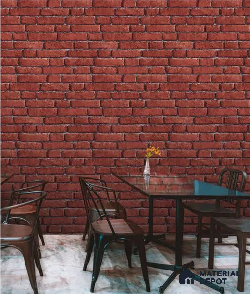 SF13-2 | 10 Meter x 21 Inches Brick Look Wallpaper - 57.41 Sq. Ft. | Minimum 15% wastage during installation