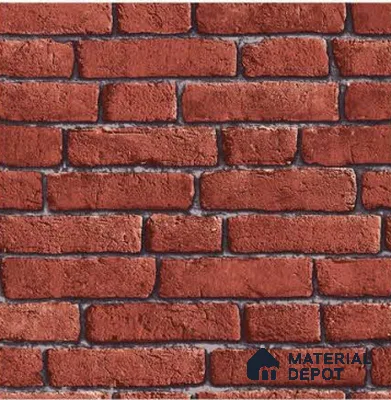 SF13-2 | 10 Meter x 21 Inches Brick Look Wallpaper - 57.41 Sq. Ft. | Minimum 15% wastage during installation
