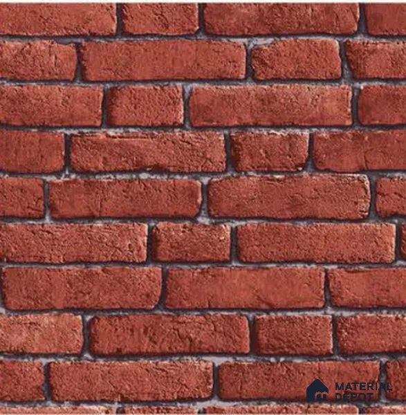 SF13-2 | 10 Meter x 21 Inches Brick Look Wallpaper - 57.41 Sq. Ft. | Minimum 15% wastage during installation