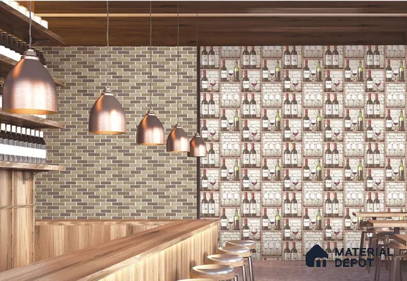 SF14-1 | 10 Meter x 21 Inches Patterned Look Wallpaper - 57.41 Sq. Ft. | Minimum 15% wastage during installation