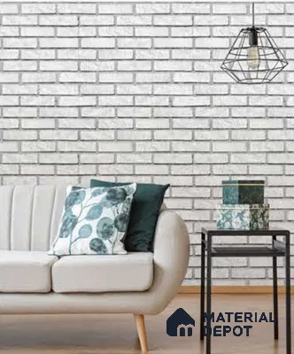 SF15-3 | 10 Meter x 21 Inches Brick Look Wallpaper - 57.41 Sq. Ft. | Minimum 15% wastage during installation