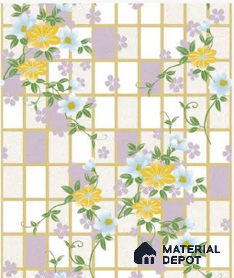SF22-1 | 10 Meter x 21 Inches Florals Look Wallpaper - 57.41 Sq. Ft. | Minimum 15% wastage during installation