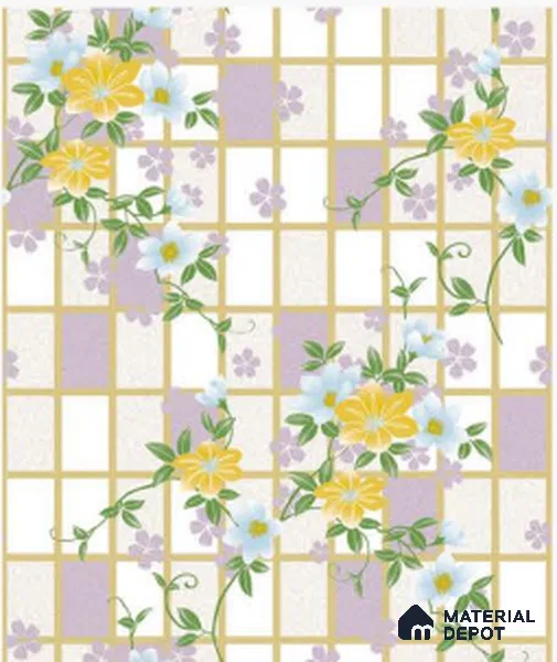 SF22-1 | 10 Meter x 21 Inches Florals Look Wallpaper - 57.41 Sq. Ft. | Minimum 15% wastage during installation