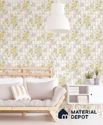 SF22-1 | 10 Meter x 21 Inches Florals Look Wallpaper - 57.41 Sq. Ft. | Minimum 15% wastage during installation
