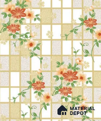 SF22-3 | 10 Meter x 21 Inches Florals Look Wallpaper - 57.41 Sq. Ft. | Minimum 15% wastage during installation