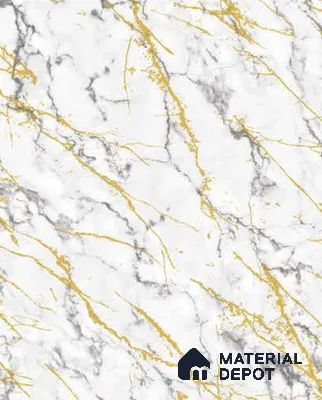 SF4-3 | White Vein Marble Non Woven Textured Wallpaper - 10 Meter x 21 Inches, 57.41 Sq. Ft. (Min. 15% Wastage)